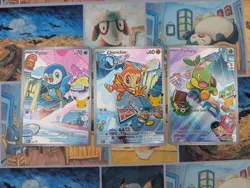 Pokemon 2026 First Partner Illustration Collection Series 1 Promos Set 40-42 - Image 1