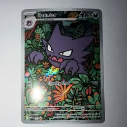Pokemon Haunter 027 Me: Mega Evolution Promo Illustration Rare Full Art Holo 20… - Image 1