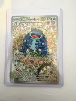 Pokemon Seismitoad 105/086 Sv: Black Bolt Illustration Rare Full Art Holo 170 HP - Image 1