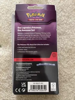 New Pokemon TCG Suicune Knock Out Collection Unopened With Side Glue Opened - Image 2