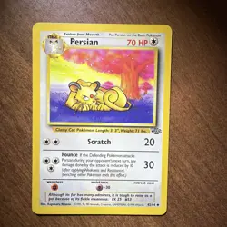Pokemon Unlimited Jungle Stage 1 1999 Persian 42/64 - Image 1