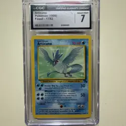 Articuno Pokemon 1999 Base Set Fossil 17/62 Vintage Rare Original - Image 1