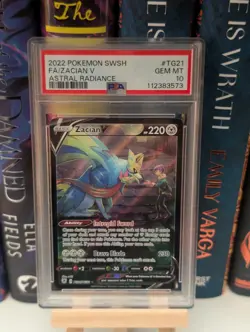 PSA 10 Zacian V TG21/TG30 Pokemon Astral Radiance Full Art Gem Mint - Image 1