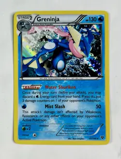 Greninja 2014 Pokemon XY Base Set Holo Rare #41/146 * Light Play - Image 1