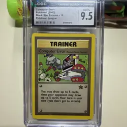 Computer Error Pokemon League 2000 Black Star Promos 16 Vintage Rare - Image 1