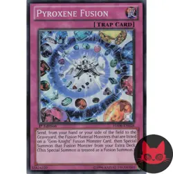 Yugioh Pyroxene Fusion HA05-EN028 Super Rare 1st Edition NM - Image 1