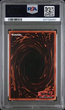 2002 YU-GI-OH! STARTER DECK: YUGI 1ST ED #007 GAIA THE FIERCE KNIGHT PSA 9 - Image 2