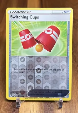Switching Cups 162/203 Reverse Holo Evolving Skies Trainer Item Pokemon Card NM - Image 1