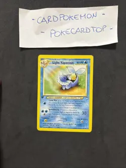 Pokemon Card Light Vaporeon 52/105 1ST-Neo Destiny-Ita-No Holo-Nm/mint! - Image 1