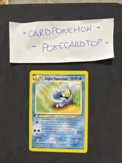 Pokemon Card Light Vaporeon 52/105 1ST-Neo Destiny-Ita-No Holo-Nm/mint! - Image 2