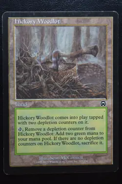 Magic The Gathering MTG HICKORY WOODLOT Mercadian Masques LP Lightly Played - Image 1