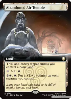 Abandoned Air Temple (Extended Art) [TLA - 386] - NM [Foil] TCG MTG - Image 1