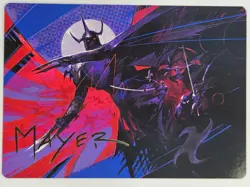 Magic: The Gathering TMNT 7/54 Art Series Shredder's Technique Gold Stamped - Image 1