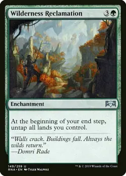 1x WILDERNESS RECLAMATION - Ravnica - MTG - Magic the Gathering - NM - Image 1