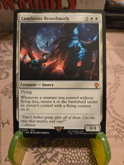 MTG Luminous Broodmoth Commander: Final Fantasy Regular Mythic NM - Image 1