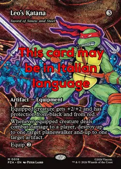 MTG SWORD OF SINEW AND STEEL EXC - SPADA DI TENDINI E ACCIAIO 18 - PZA IT - Image 1