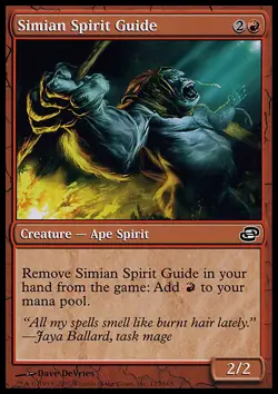 MTG SIMIAN SPIRIT GUIDE EXC - SCIMMIA SPIRITO GUIDA - PLC - MAGIC - Image 1