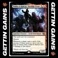 Tokka & Rahzar, Terrible Twos - 0171 - R - Non-Foil - TMNT - MTG - NM/M - Image 1