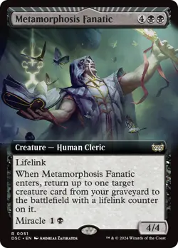 Metamorphosis Fanatic (Extended Art) [Duskmourn: House of Horror Commander] Nea - Image 1