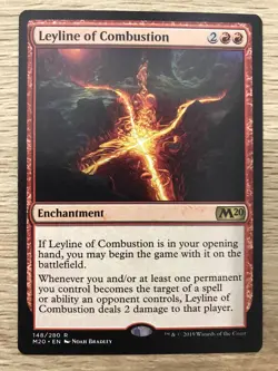 Leyline of Combustion MTG Magic the Gathering NM Near Mint Core Set 2020 M20 - Image 1