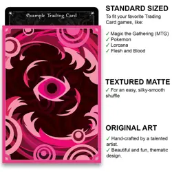 Psionic – Elements Series II – MTG Size – 100 Textured Matte Card Sleeves - Image 2