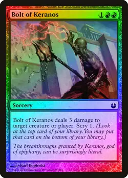 Bolt of Keranos FOIL Born of the Gods NM Red Common MAGIC MTG CARD ABUGames - Image 1