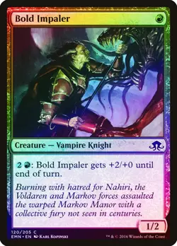 Bold Impaler FOIL Eldritch Moon NM Red Common MAGIC GATHERING CARD ABUGames - Image 1