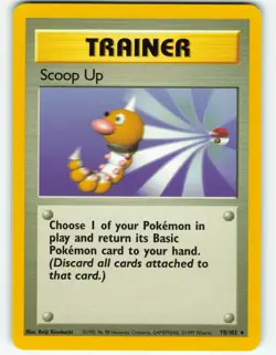 Scoop Up - 78/102 Base Set - Pokemon TCG - 1999 - Image 1