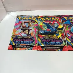 Pokemon Mega Evolution Phantasmal Flames Booster Pack Art Set Sealed - Image 2