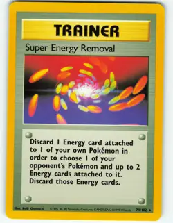 Super Energy Removal - 79/102 Base Set - Pokemon TCG - 1999 - Image 1