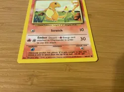 NEW 1995 BASE SET POKEMON CARD #46/102 "CHARMANDER" - Image 3