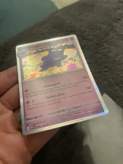 Gengar Scarlet & Violet 151 Holo Rare 094/165 Pokemon Card ERRORU - Image 3
