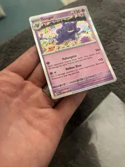 Gengar Scarlet & Violet 151 Holo Rare 094/165 Pokemon Card ERRORU - Image 5