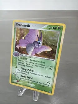 Pokemon TCG Venomoth Holo Card 49/112 FireRed & LeafGreen Vintage - Image 1