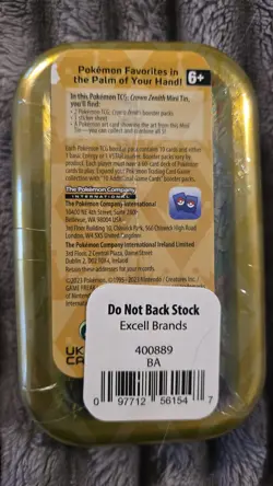Factory Sealed - Pokemon Crown Zenith Mini Tin Bede & Hatenna - Image 2