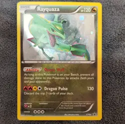 Pokemon Rayquaza XY64 Promo Holo Basic Card HP120 Dragon Pulse Ozone Wall - Image 1