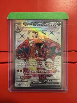 Charizard ex 12/108 Evolutions Ultra Rare EX Holo Full Art Pokemon Card - Image 1
