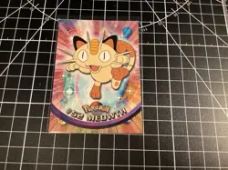 Topps Pokemon #52 Meowth - TV Animation Edition Card, 1999, NM - Image 1
