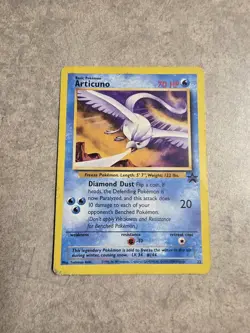Articuno #22 Black Star Promo Vintage WOTC Pokemon Card - HP Heavily Played - Image 1
