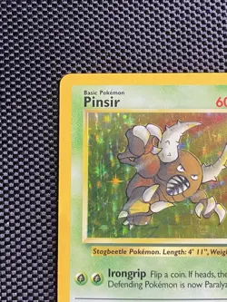Pinsir 9/64 Holo Rare No Symbol Error Jungle Pokemon Card MP/HP - Image 2