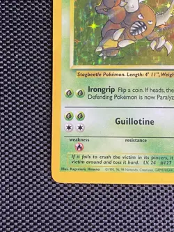 Pinsir 9/64 Holo Rare No Symbol Error Jungle Pokemon Card MP/HP - Image 5