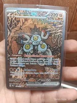 Pokemon Karte Sandfell ex 159/131 Prismatische Entwicklungen TCG Sammelkarten - Image 1