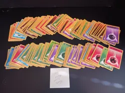 Pokemon Tcg Lot Of 194 Vintage Energy Cards US Wizards WotC Mostly Base Set LP - Image 1