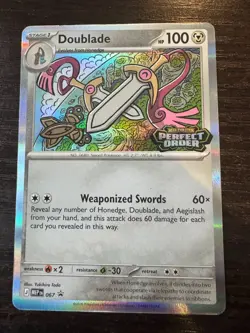 Doublade - Prerelease Promo Pokemon Card MEP 067 Perfect Order - Image 1