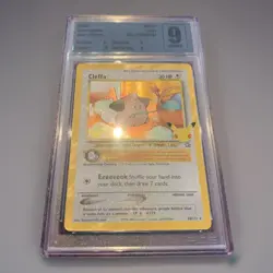 Grade 9 Cleffa 20 Pokemon Celebrations Classic Collection Holo Graded Card - Image 1