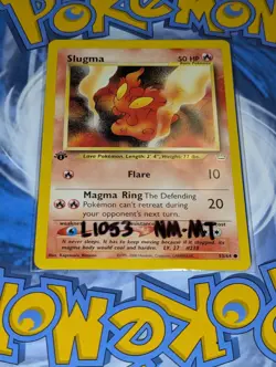 Slugma 53/64 1st Edition & Staryu 54/64 1st Edition Neo Revelation Pokemon Nm-Mt - Image 2