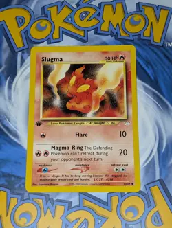 Slugma 53/64 1st Edition & Staryu 54/64 1st Edition Neo Revelation Pokemon Nm-Mt - Image 3