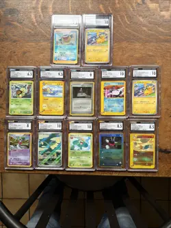 Pokemon Graded Card Lot Of 12 - Image 1