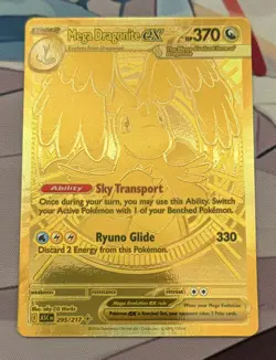 Pokemon TCG Mega Dragonite EX 295/217 Ascended Hero’s Hyper Rare - Image 1