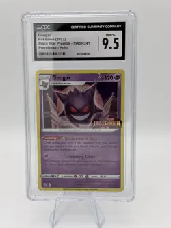 Pokemon Gengar Lost Origin Prerelease SWSH241 CGC 9.5 Gem Mint - Image 1